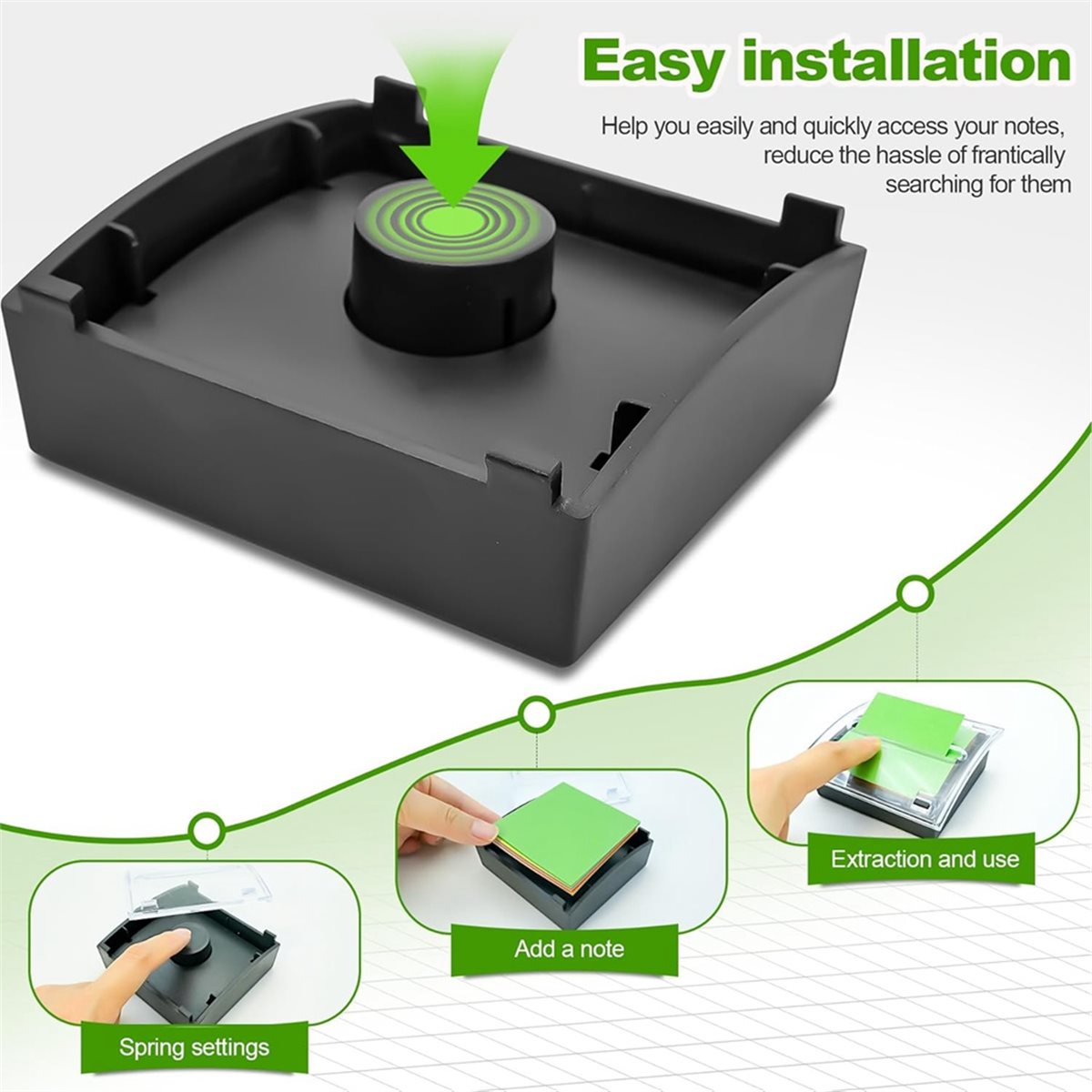 Sticky Note Dispenser - Lot de 2 distributeurs de notes