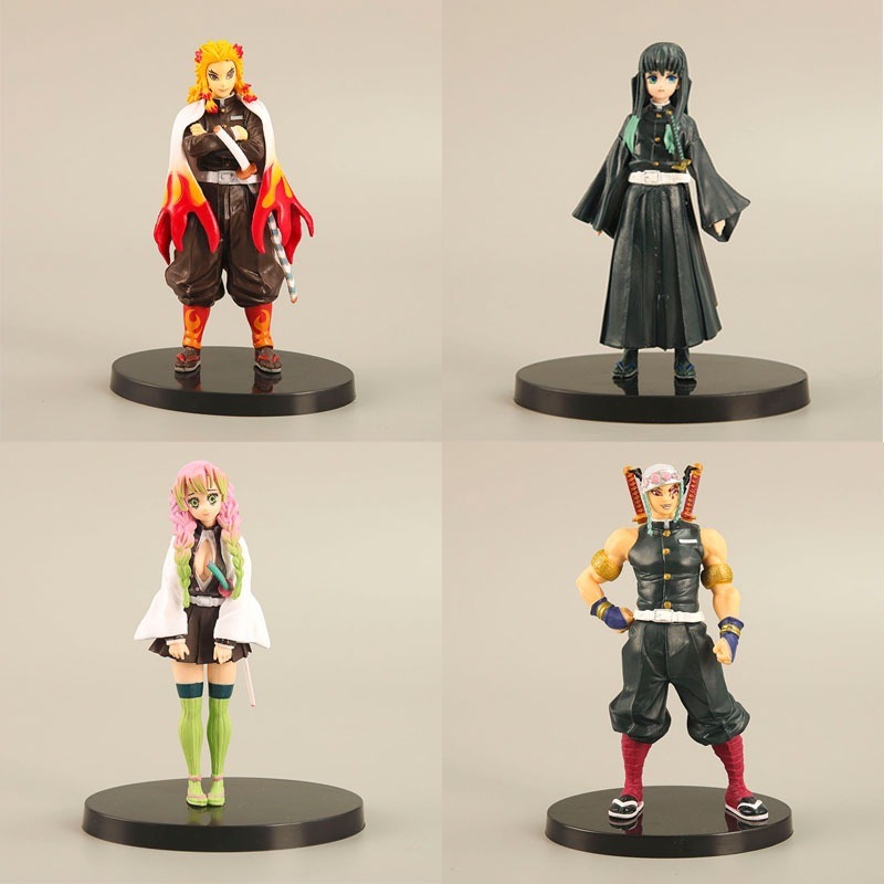 Home Office Romance Manga - Ensemble de figurines Demon Slayer Hashira,