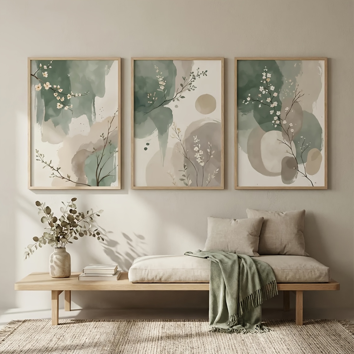 Home Office Inspiration - Lot de 3 tableaux muraux en