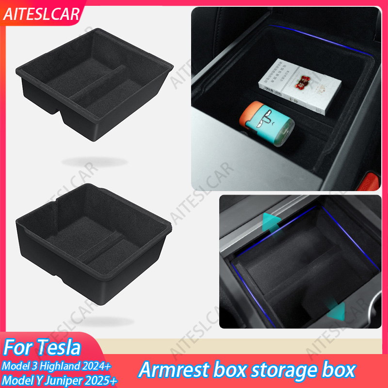 File Cabinet Drawer - Boîte de rangement centrale pour Tesla