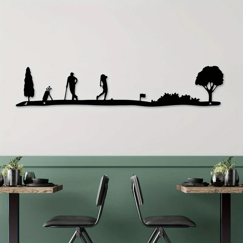 Home Office Inspiration - Décoration murale en métal sur le