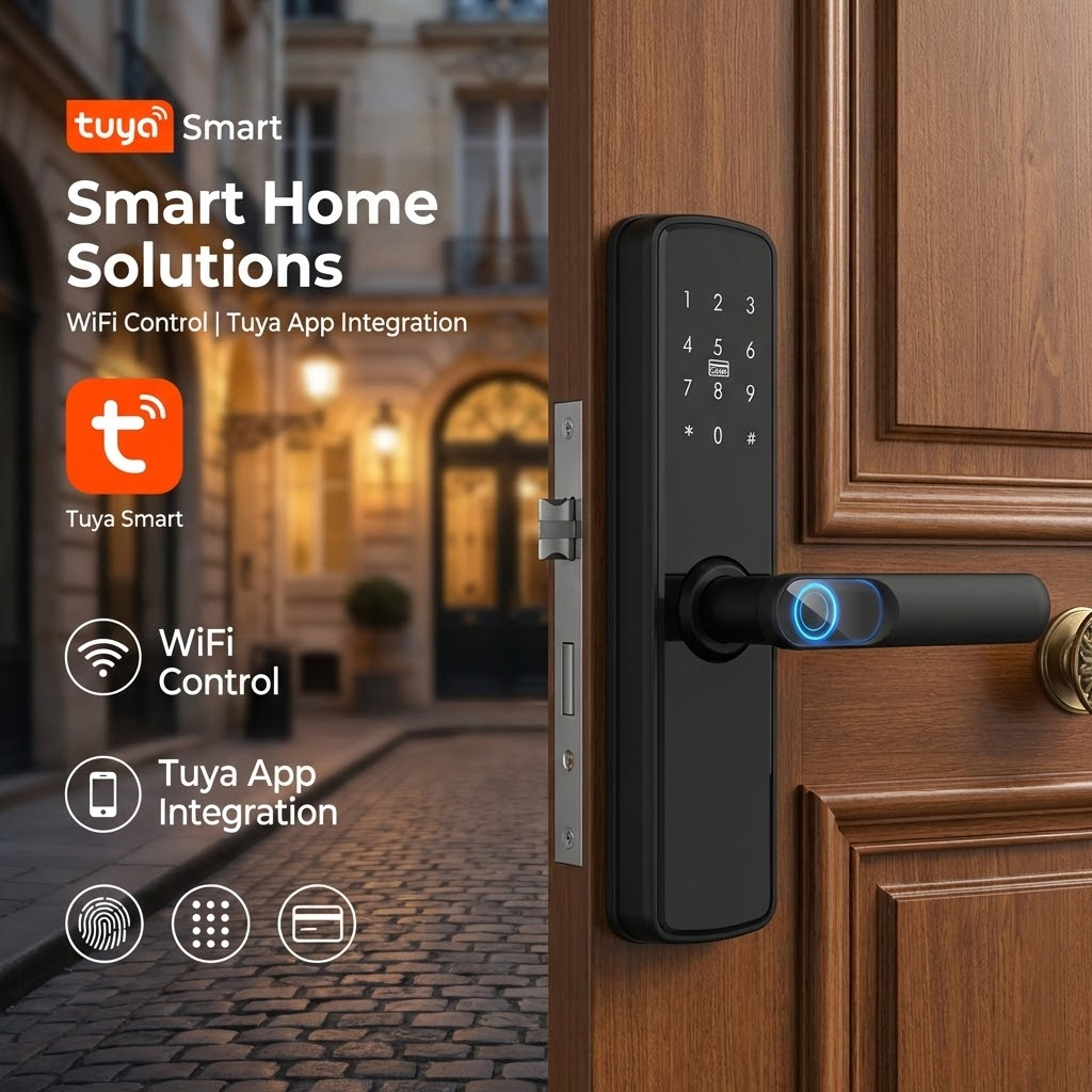 Home Office Immigration - Serrure de porte intelligente TUYA avec