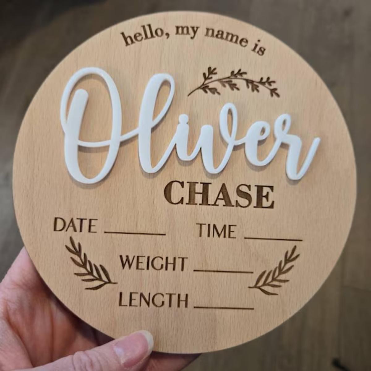 Home Office Room - 1 plaque personnalisée en bois pour