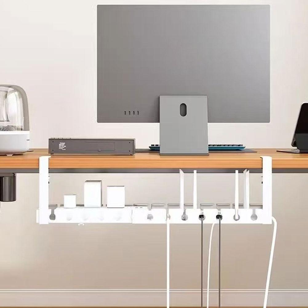 Power Strip Desk - Support de rangement sous Table, plateau
