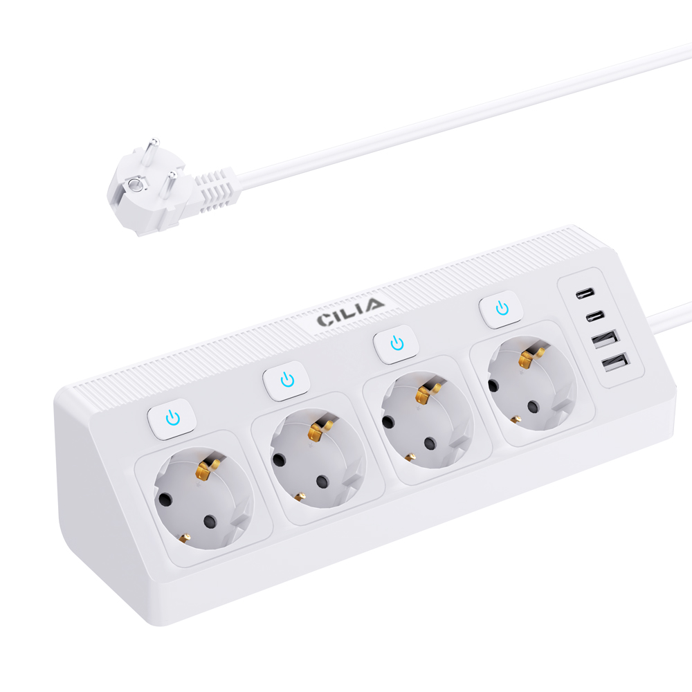 Power Strip Desk - Multiprise ue avec 4 prises, 4