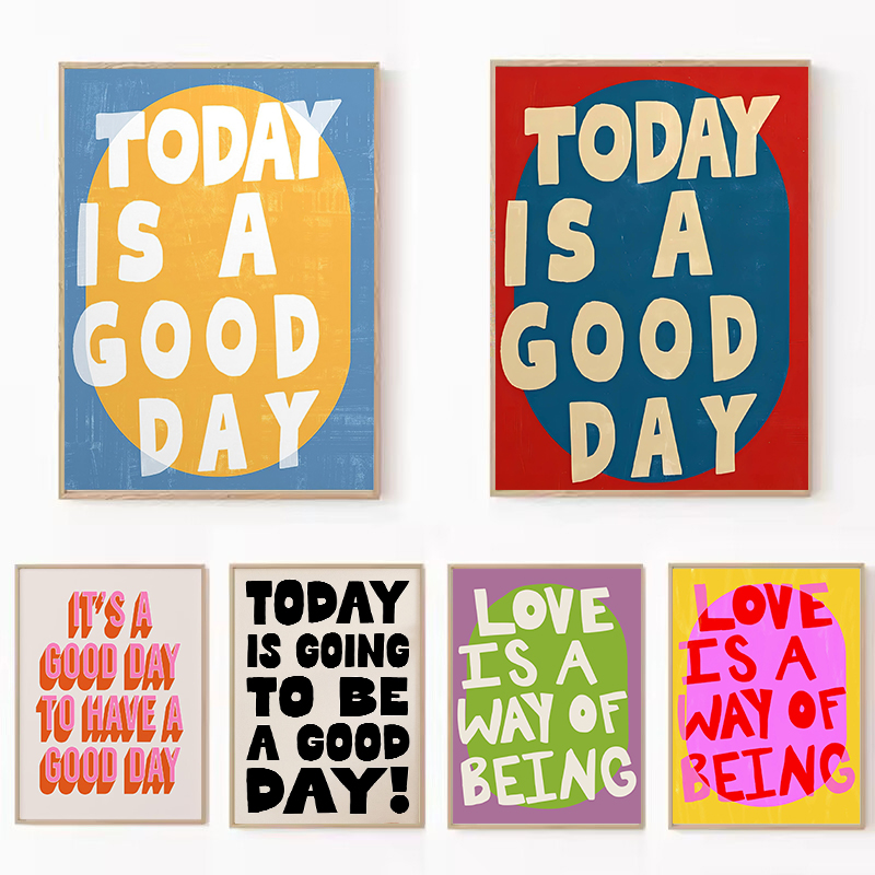 Home Office Inspiration - Affiches sur toile avec citations «