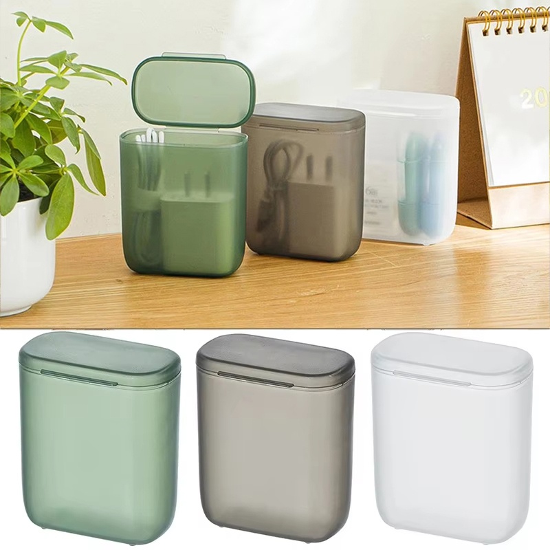 Home Office Jobs - Boîte de rangement transparente pour câbles
