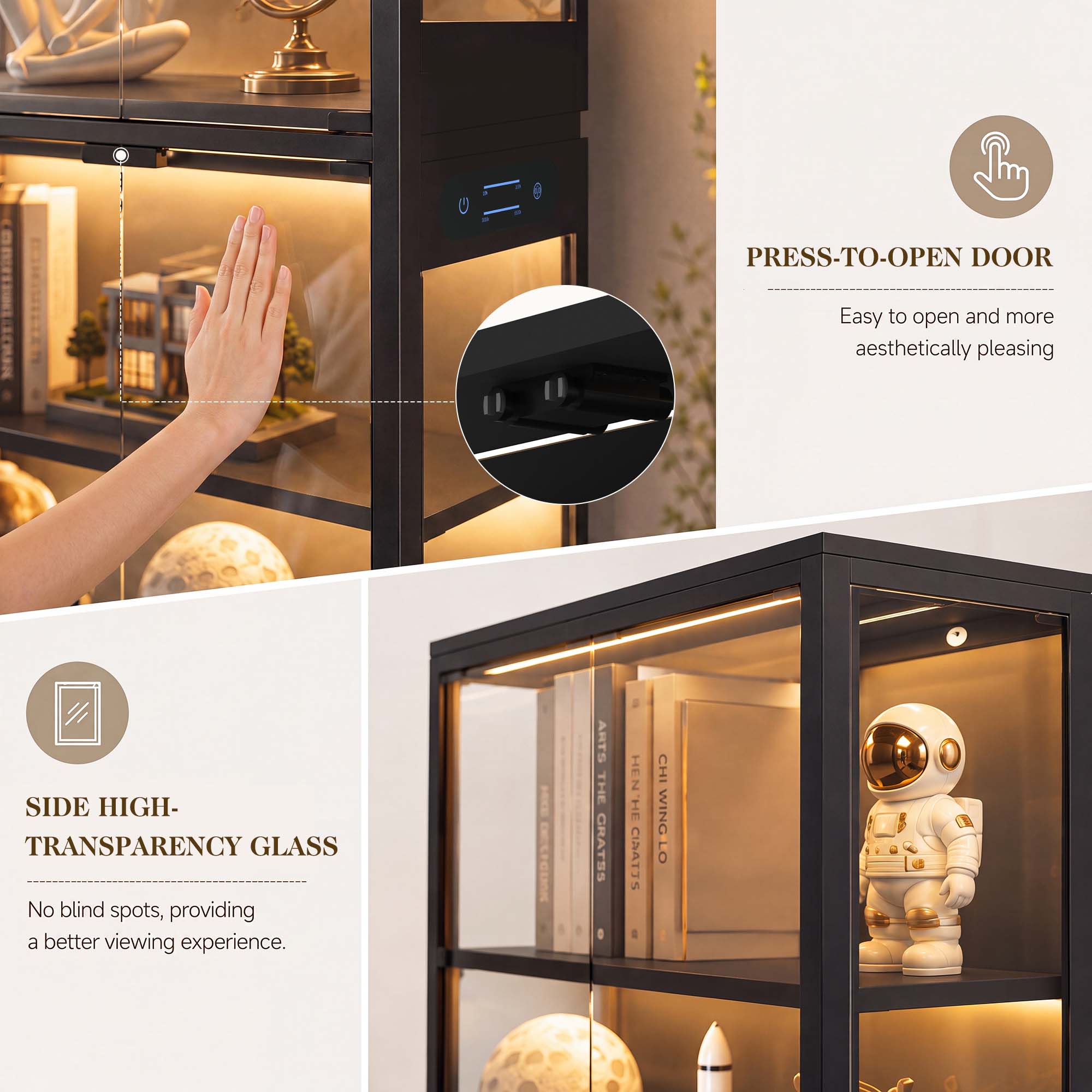 TCGBKAF Vitrine à 5 niveaux av - Home Office Room avis et prix
