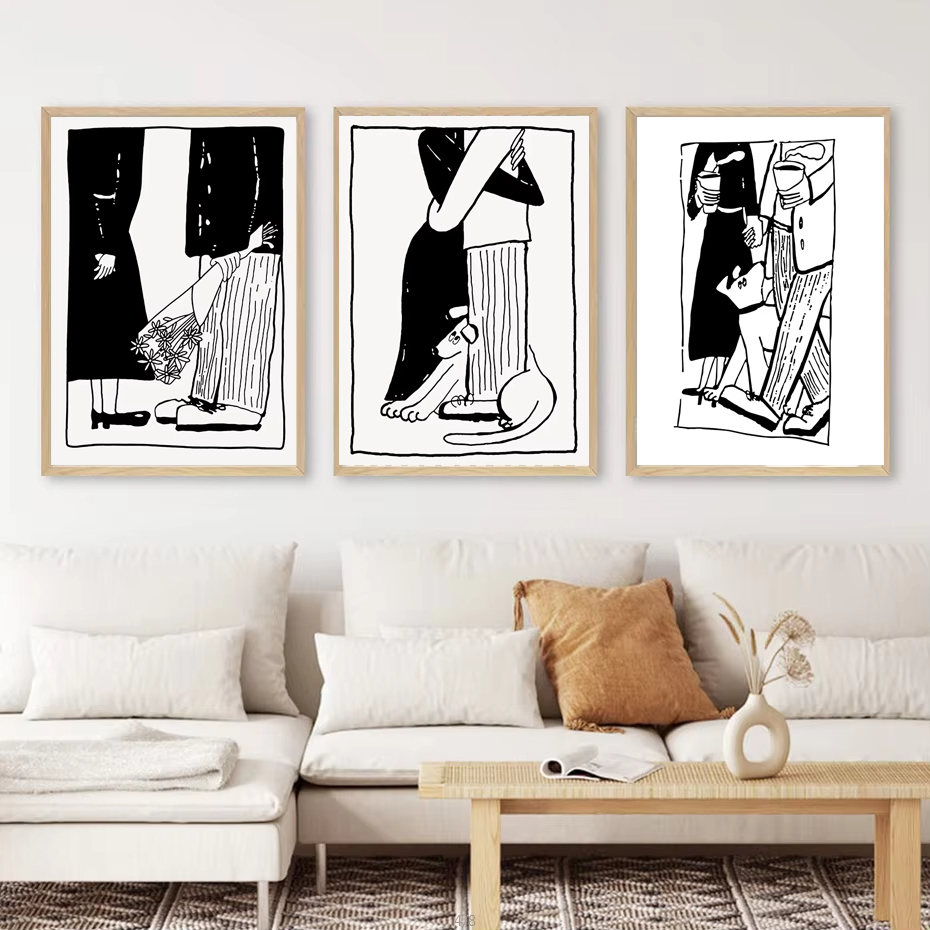 Affiche d'art minimaliste scan - Home Office Romance Manga avis et prix
