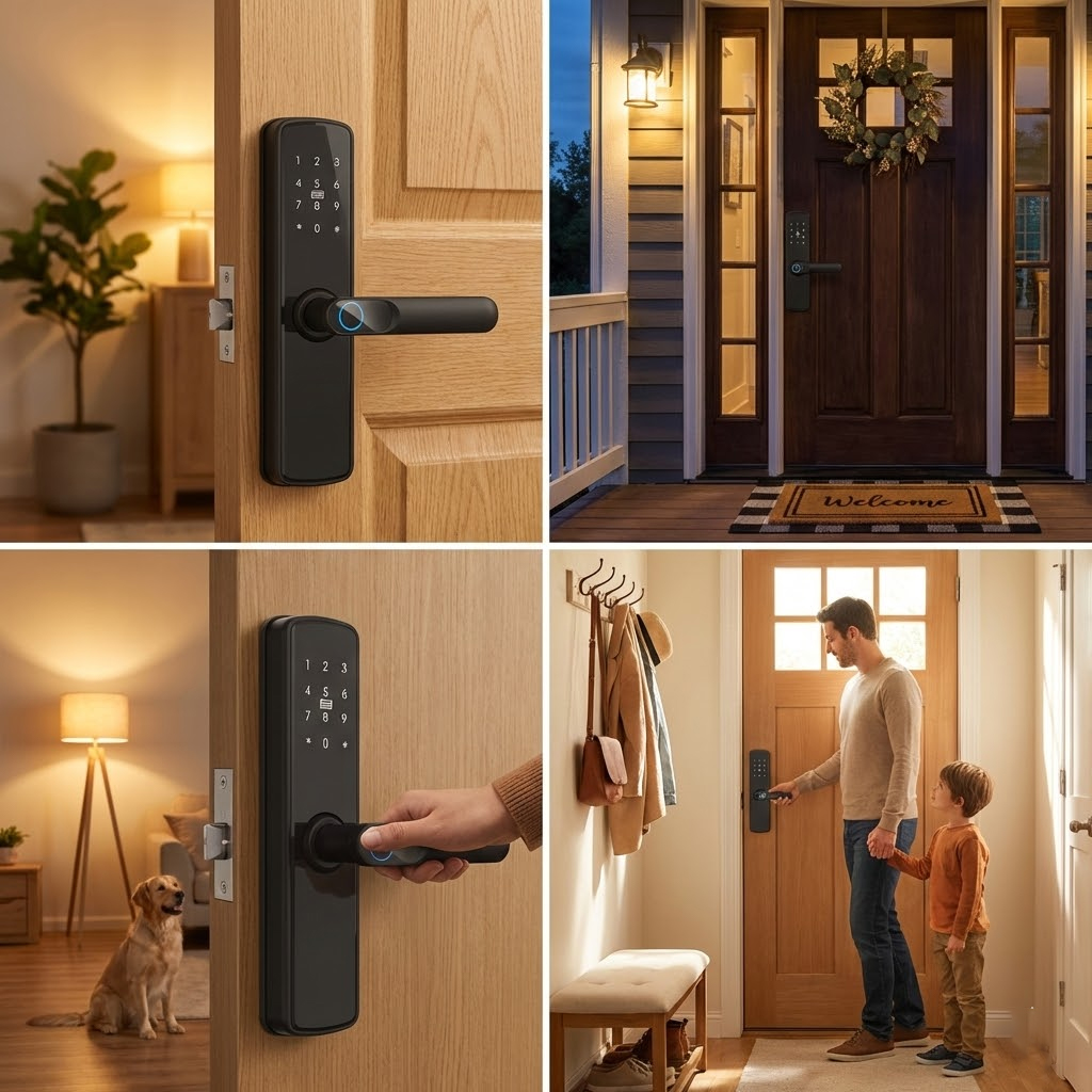 Serrure de porte intelligente  - Home Office Immigration avis et prix