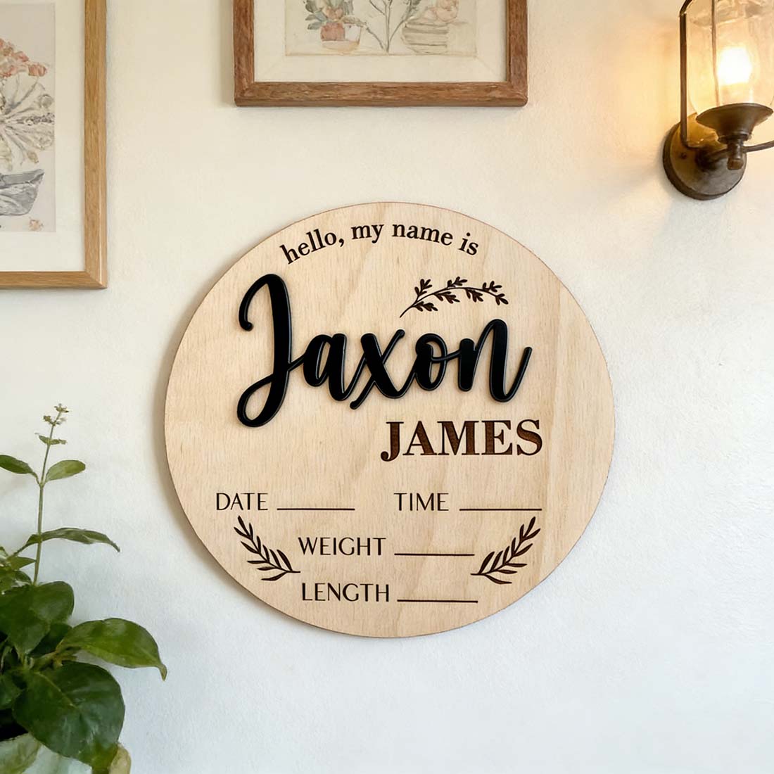 1 plaque personnalisée en bois - Home Office Room avis et prix