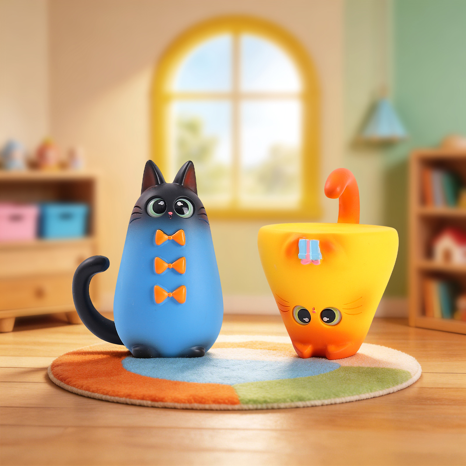 Figurine de chat en résine pou - Home Office Jobs avis et prix