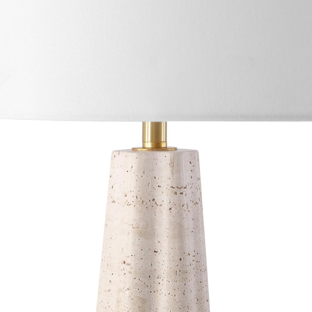 Lampe de table en travertin/bl - Home Office Room avis et prix