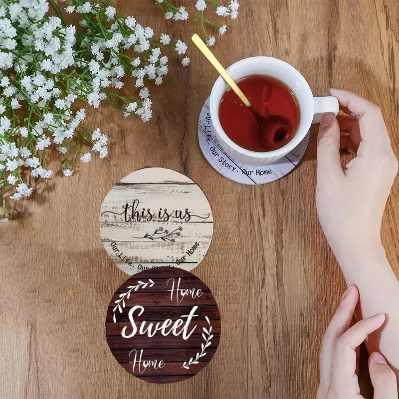 6 sous-verres circulaires en b - Home Office Hidden Desk avis et prix