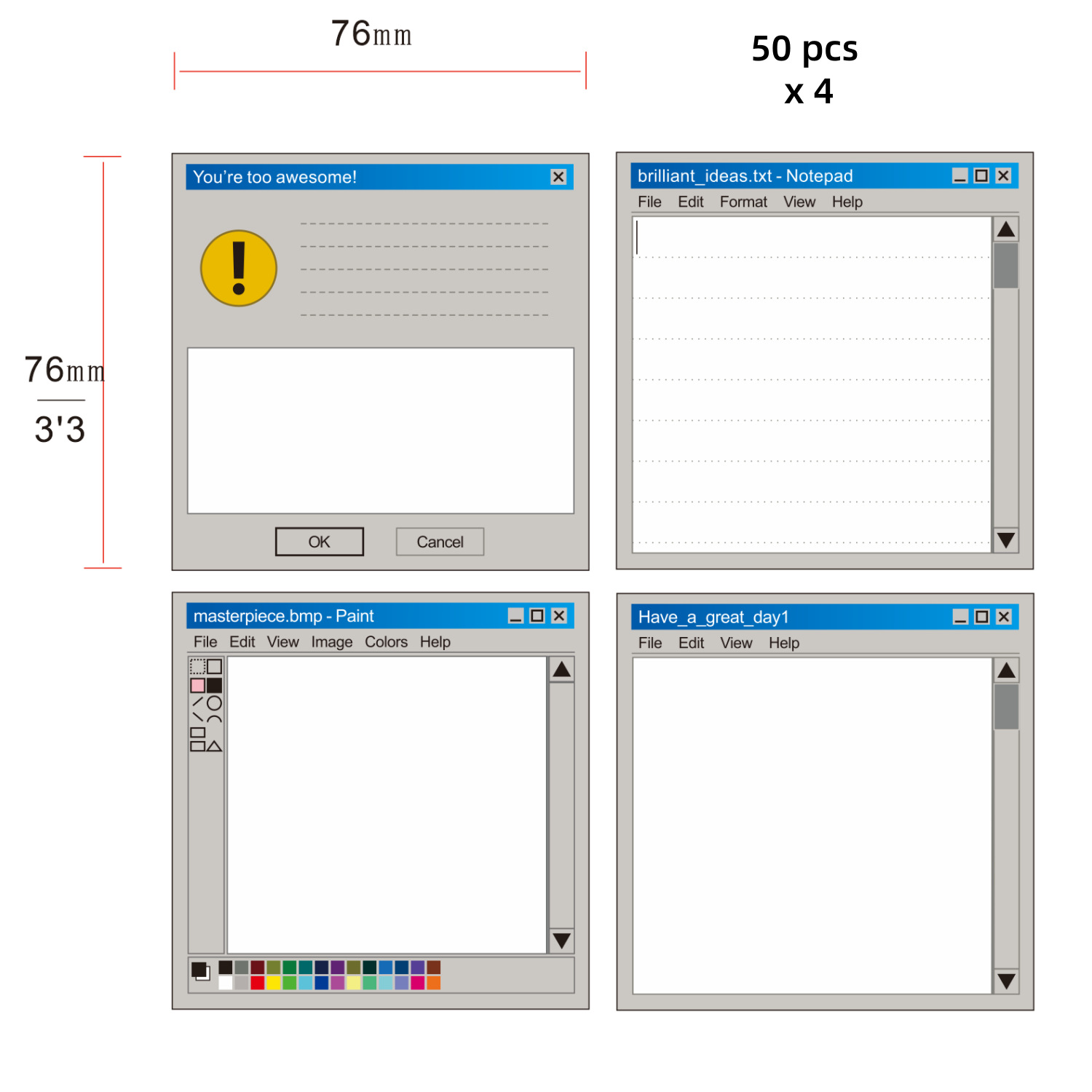 4 styles de notes autocollante - Sticky Note Dispenser avis et prix