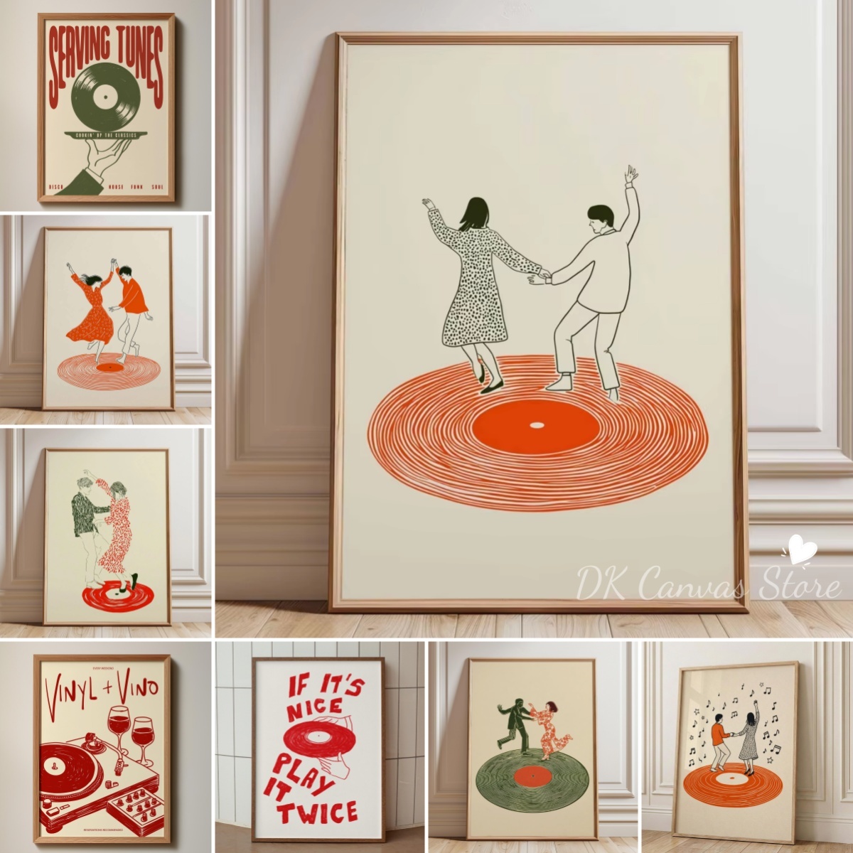 Affiche sur toile avec couple  - Home Office Inspiration avis et prix