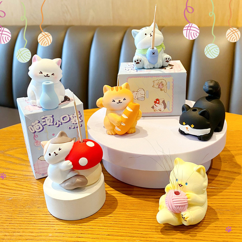 Figurine de chat de dessin ani - Home Office Jobs avis et prix