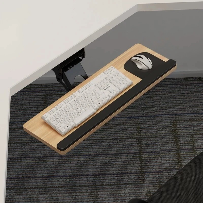 Plateau de clavier coulissant  - Home Office Desk With Drawers avis et prix