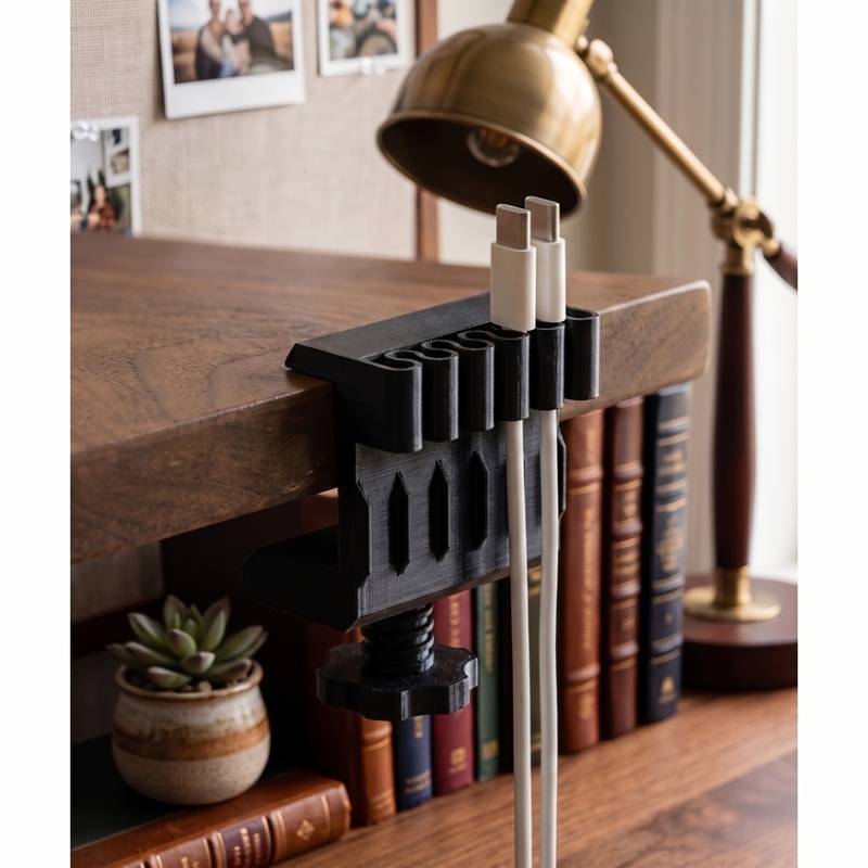 3 clips de gestion de câbles p - Home Office Hidden Desk avis et prix