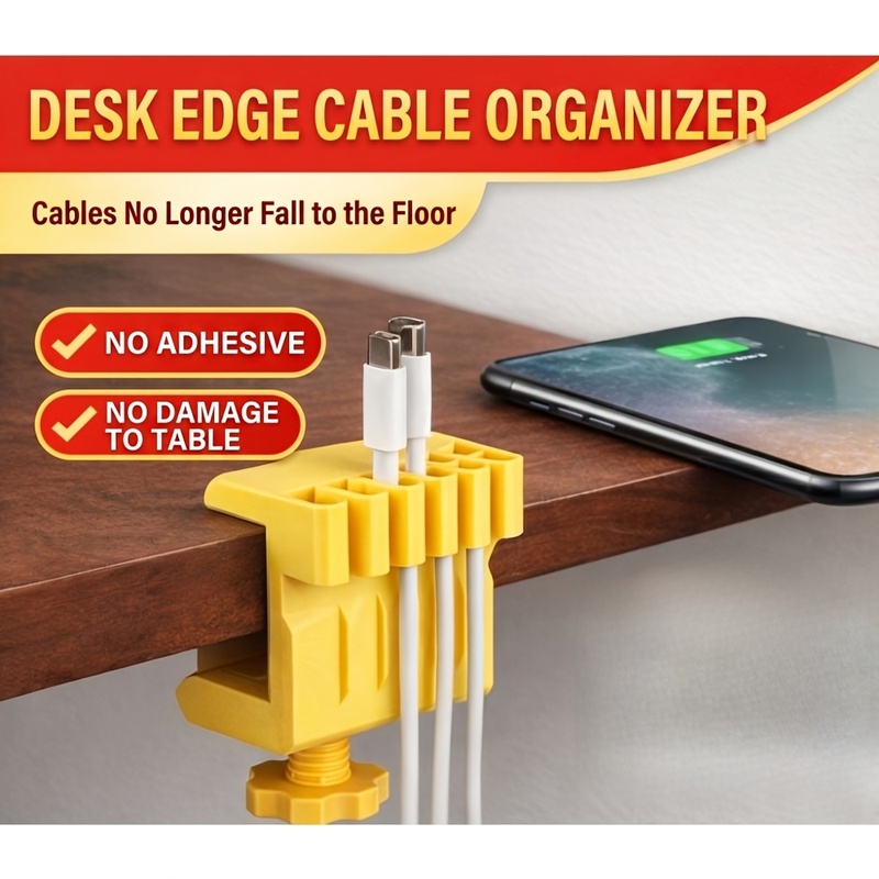 3 clips de gestion de câbles p - Home Office Hidden Desk avis et prix