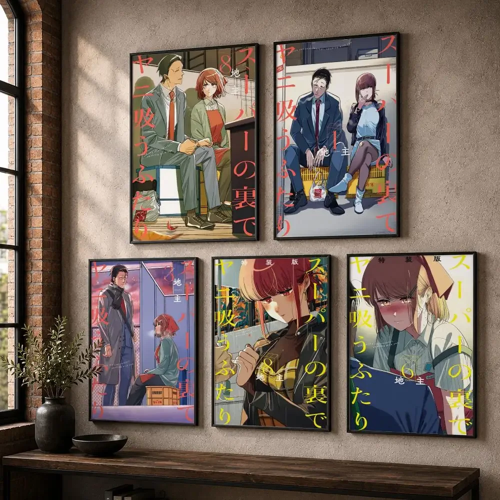 Affiches murales en toile de c - Home Office Romance Manga avis et prix
