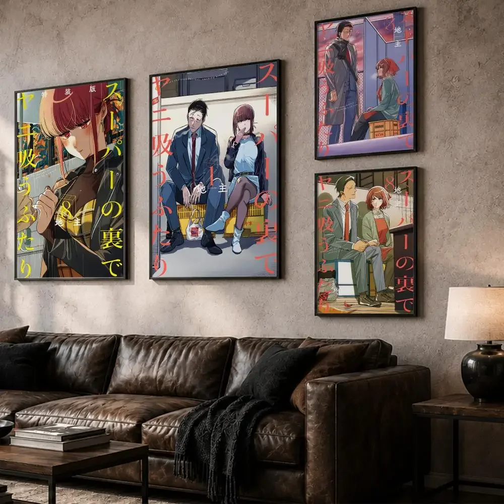 Affiches murales en toile de c - Home Office Romance Manga avis et prix