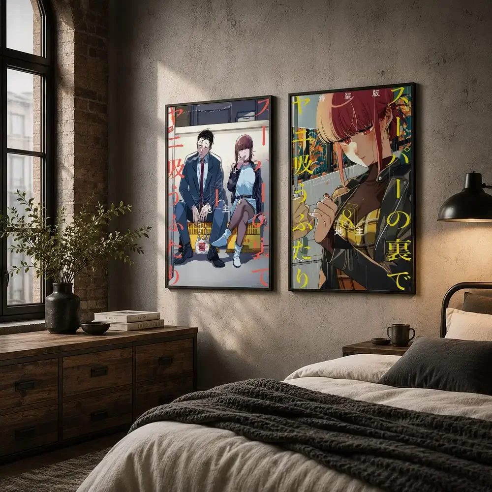 Affiches murales en toile de c - Home Office Romance Manga avis et prix