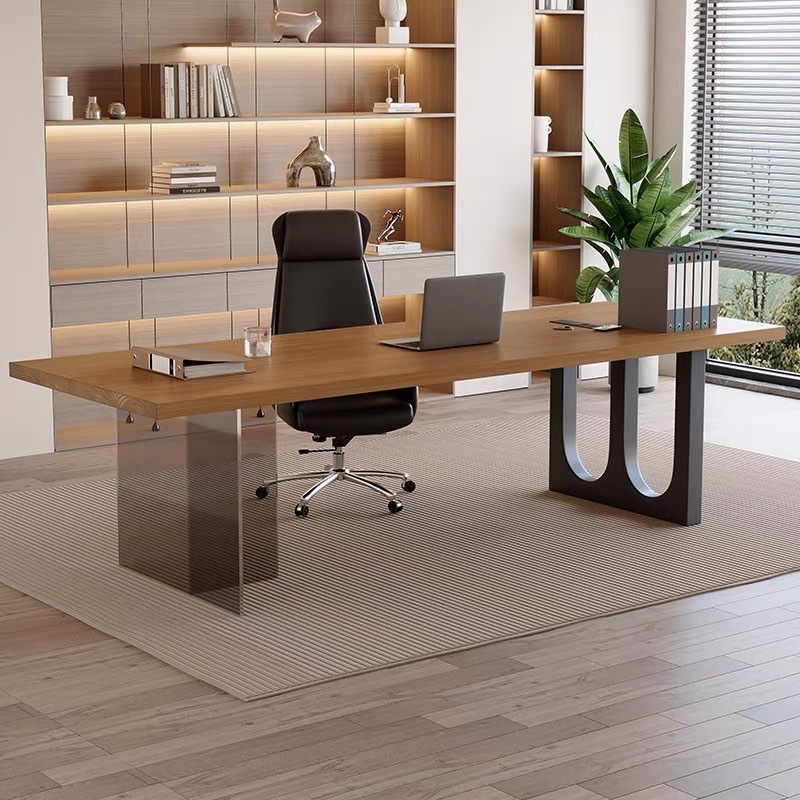 Bureau flottant en bois et acr - Home Office Room avis et prix