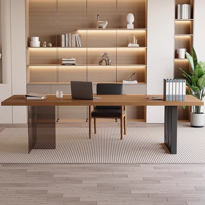 Bureau flottant en bois et acr - Home Office Room avis et prix