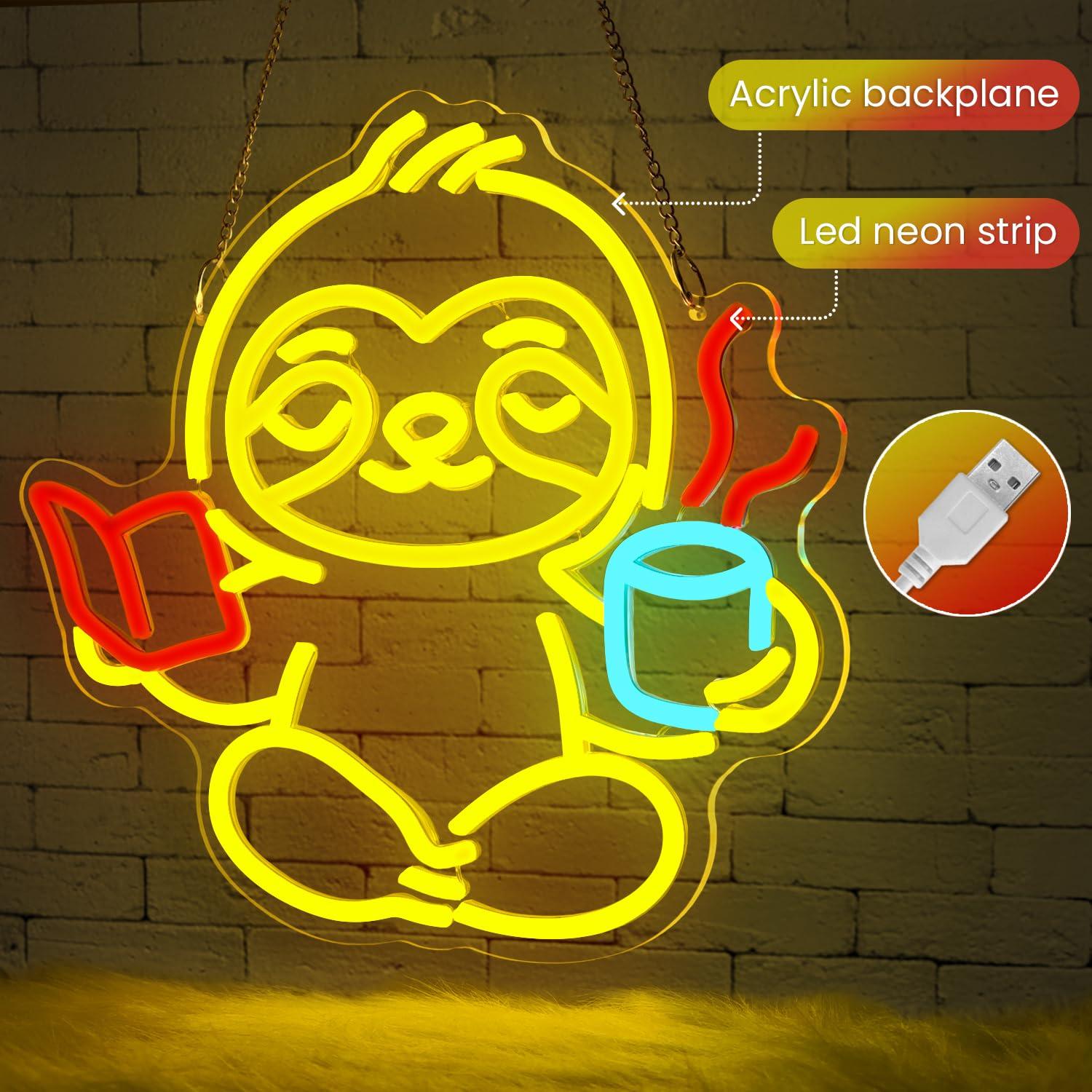 Lampe néon LED USB à intensité - Home Office Room avis et prix