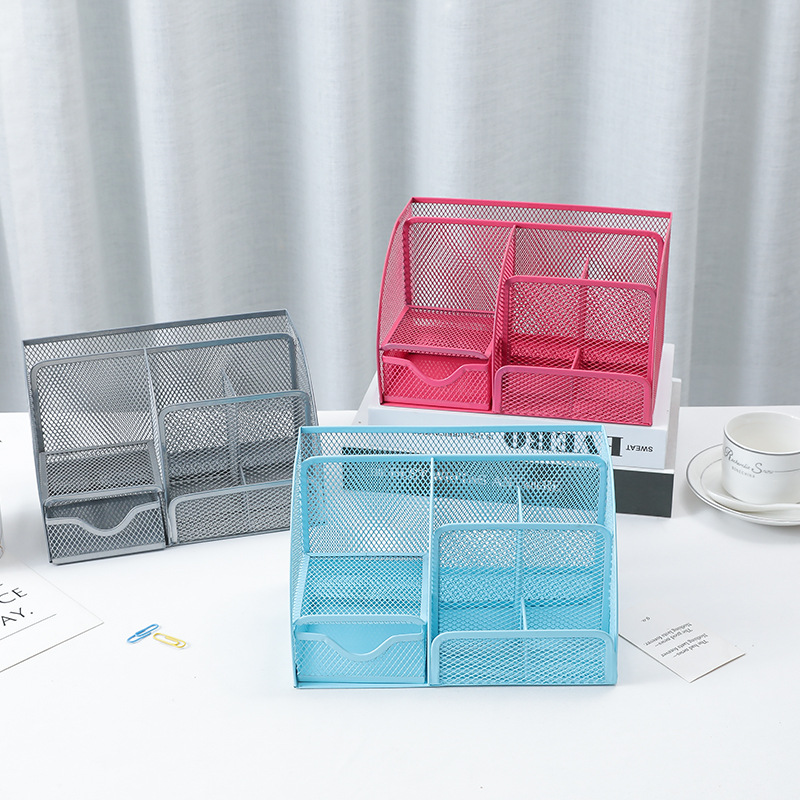Porte-stylos métallique multi- - Home Office Desk With Drawers avis et prix