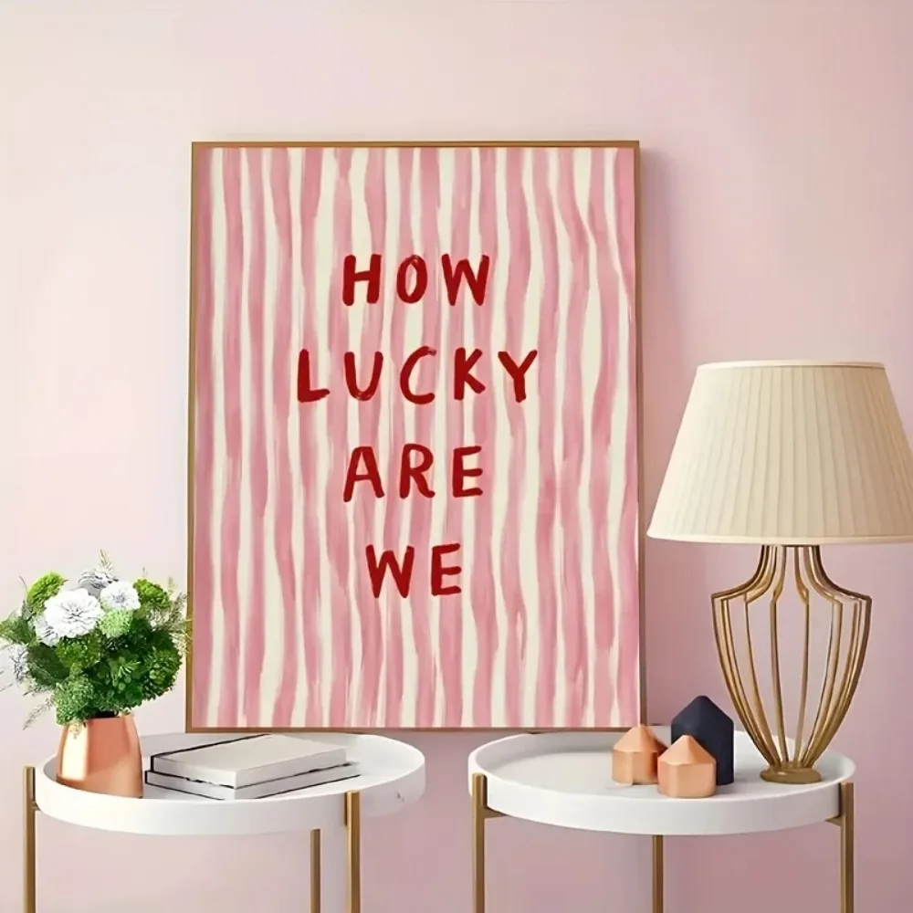 Affiche murale à rayures rouge - Home Office Inspiration avis et prix