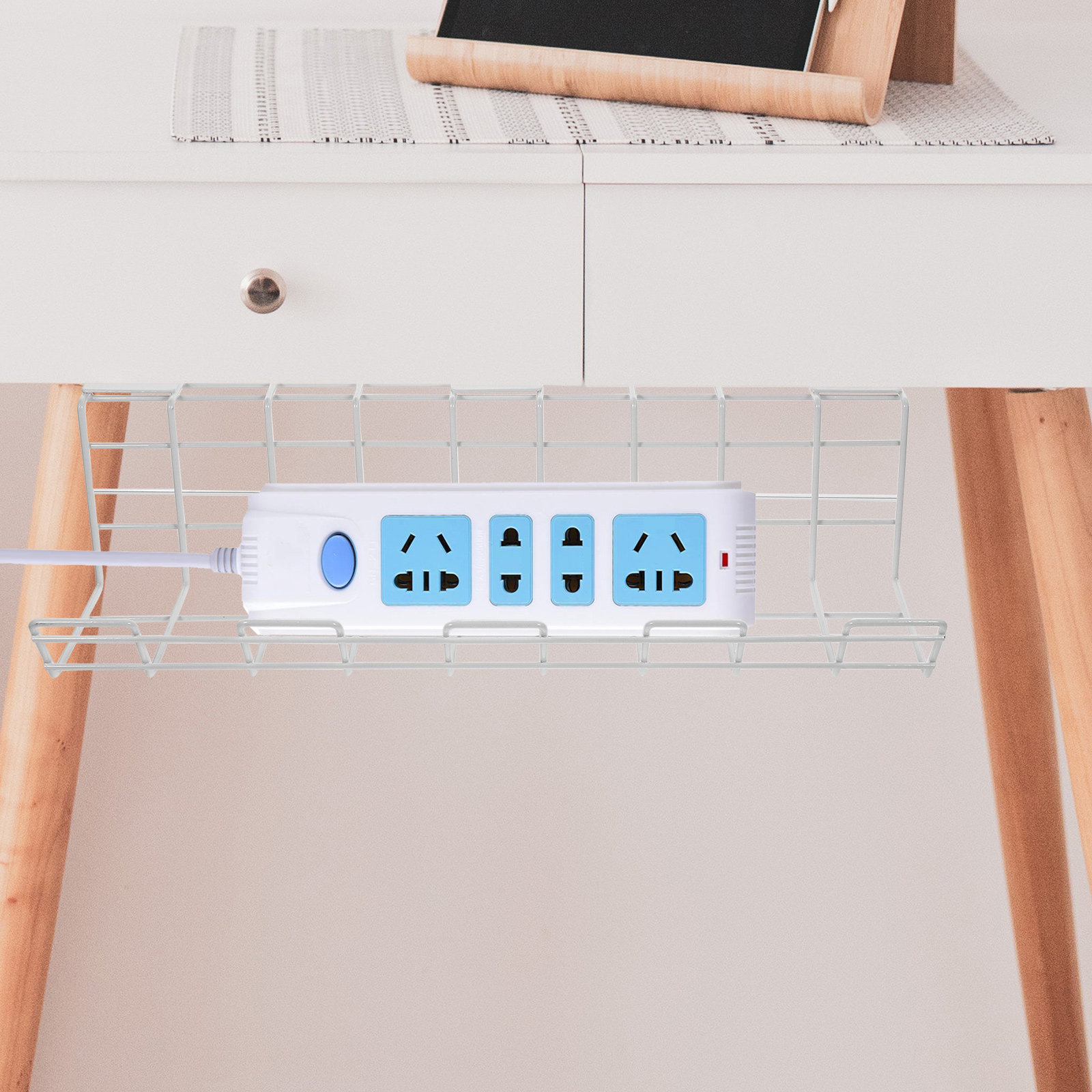 Lot de 2 organiseurs de câbles - Power Strip Desk avis et prix