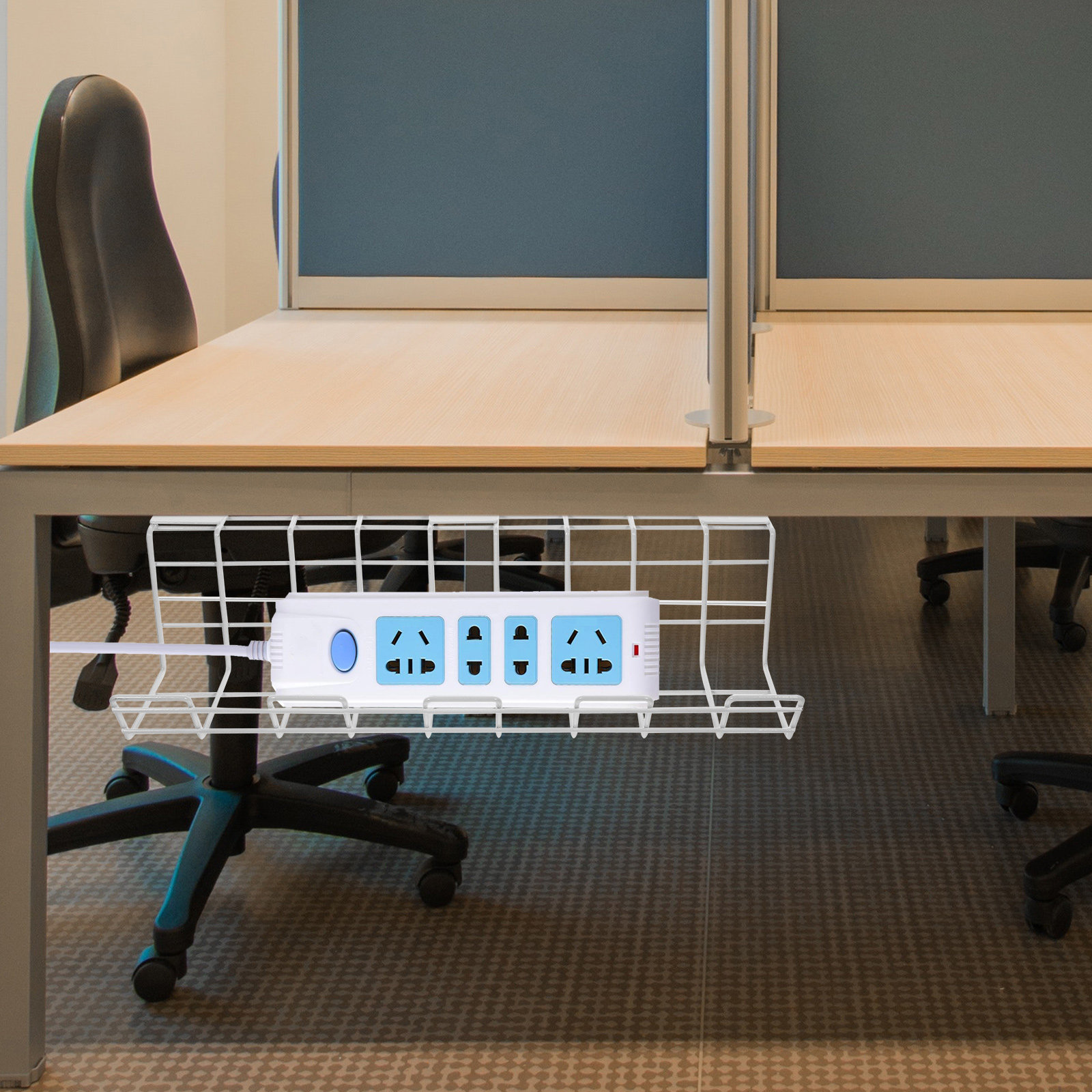 Lot de 2 organiseurs de câbles - Power Strip Desk avis et prix