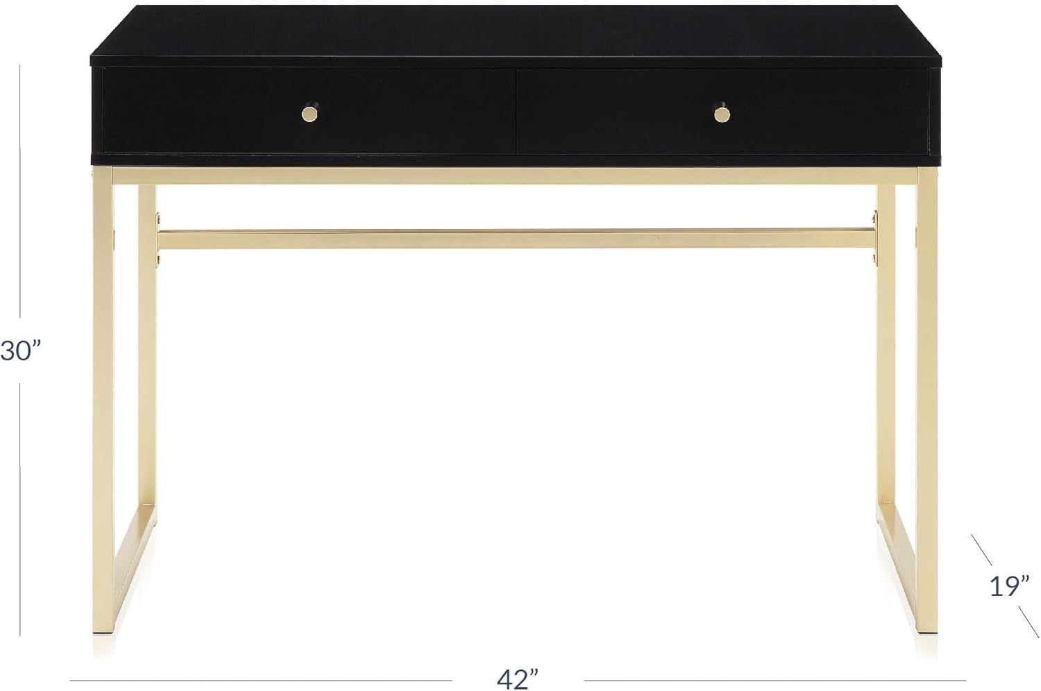 Coiffeuse ou bureau de travail - Home Office Desk With Drawers avis et prix