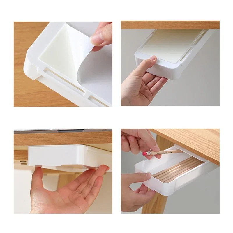 Boîte de rangement auto-adhési - Home Office Desk With Drawers avis et prix