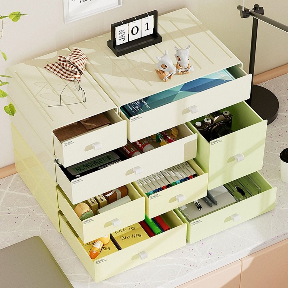 Boîte de rangement empilable e - Home Office Desk With Drawers avis et prix